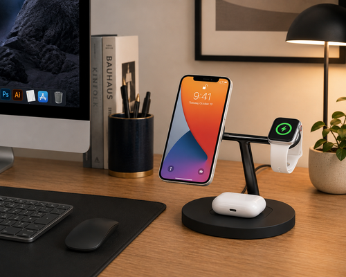 3-in-1 Magnetic Wireless Charger Stand